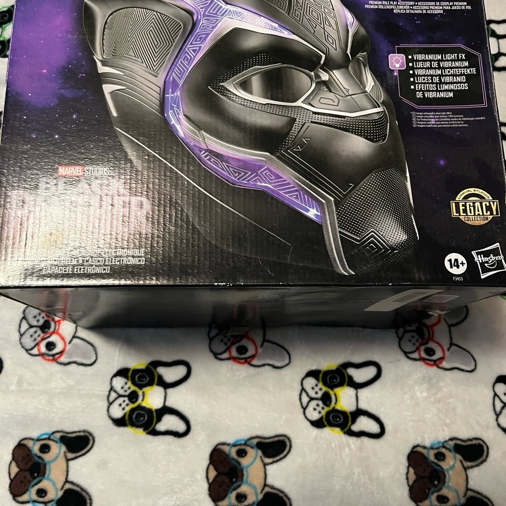 Marvel Silver and Purple Black Panther Helmet - Picture 2 of 12